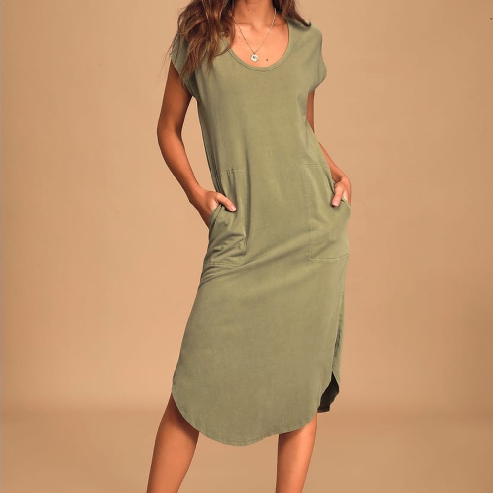 Z Supply Leira Midi Dress NWT Black